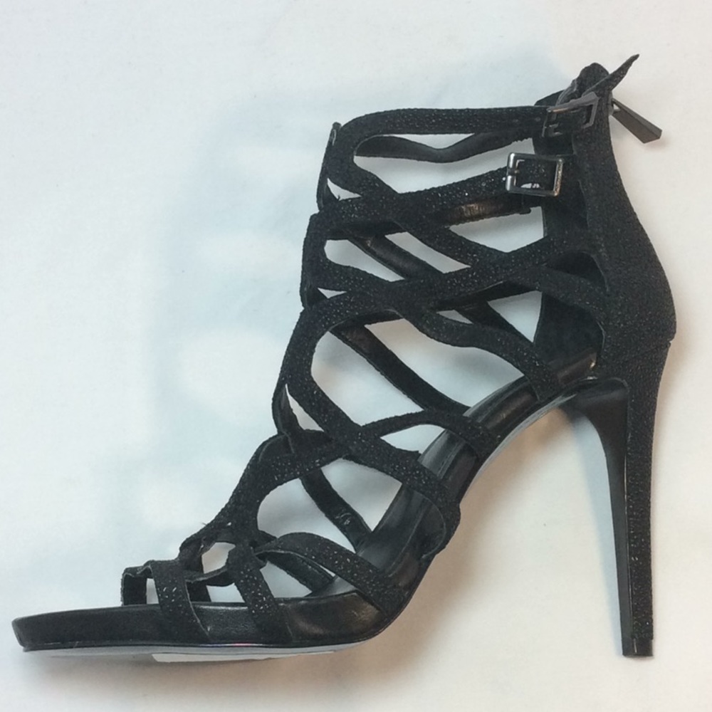 Vince Camuto strappy sexy sandal black Sz. 10 NEW